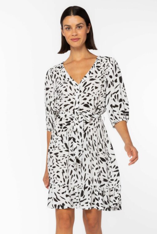 White Black Dress - Image 2