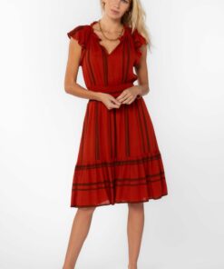 Red Stripe Dress
