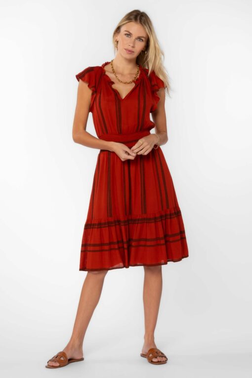 Red Stripe Dress